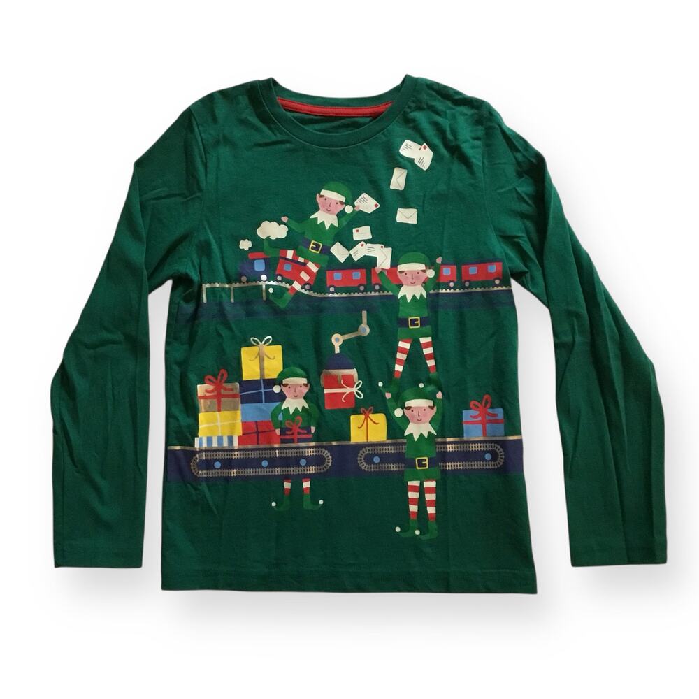 Mini Boden Santa’s Elves graphic tee